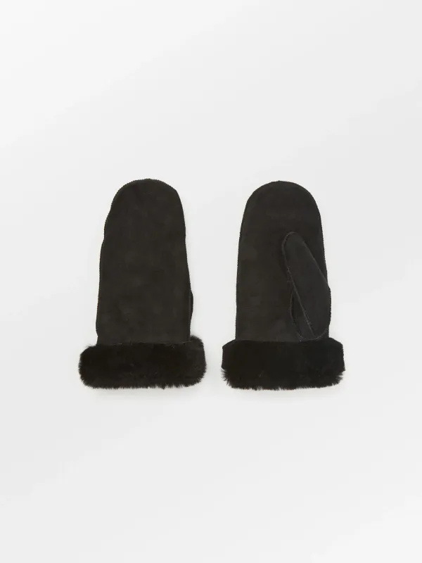  Doa Shearling Mitten - Black