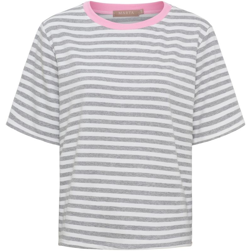 MdcJamila Tee - Grå/Baby