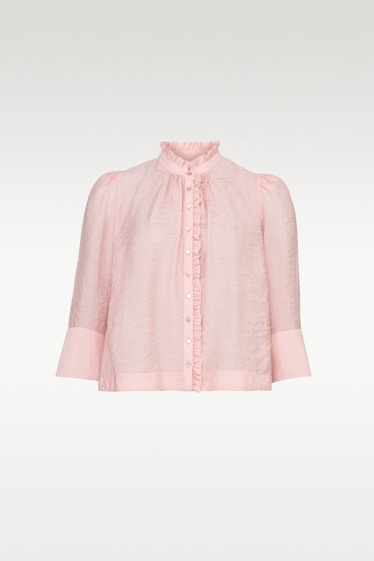 BYTIMO - Viscouse Blouse - Light Pink