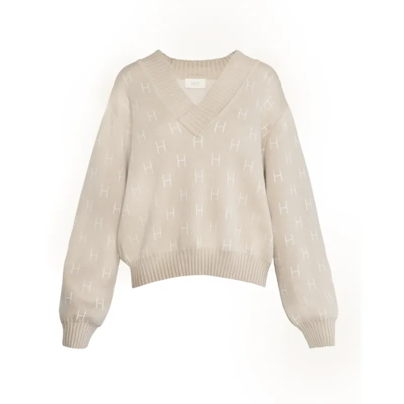 HÉST - LINDA V-NECK SWEATER
