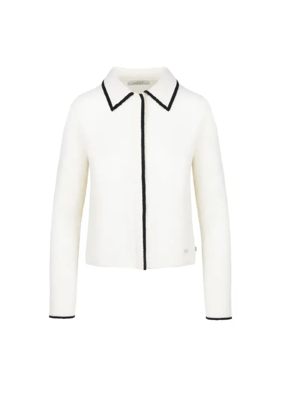 HÉST - Vivienne Cardigan - White