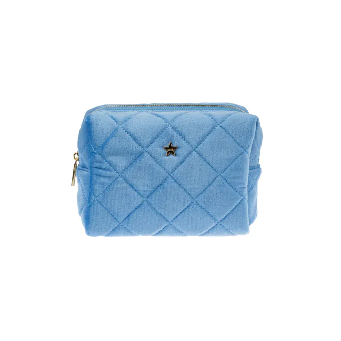 Hovedbilde VELVET SQUARE QUILTED MAKE-UP POUCH SMALL IBIZA ...