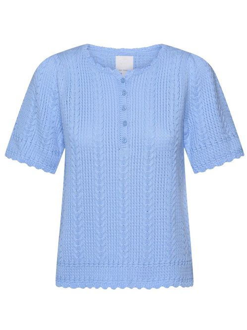 Hovedbilde ANE MONE - ESMERALDA PULLOVER MED KORT ERM - LYS ...