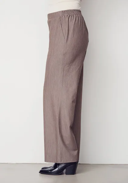 Hovedbilde ISAY - Jessi Basic Pant - Taupe Pinstripe