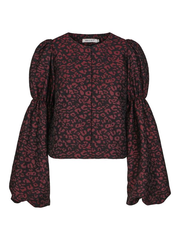 HAUST - Jacquard Blazer Deep Burgundy