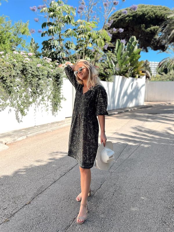 Rah Oslo - Ella Smock Dress - Army Print