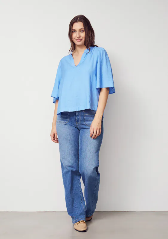 ISAY - Bologna Wide Jeans - Mid Denim