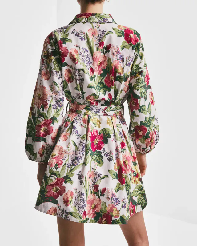 ByTiMo - Structured Shirt Dress Daylight Blossom