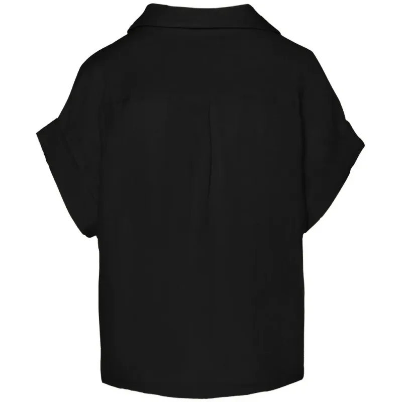 HÉST - ISABELLA Linen Blouse - 9000 Jet Black