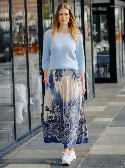 Hovedbilde ANE MONE - HONOLULU SKIRT SHADED BLUE