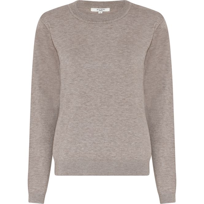 Hovedbilde MAPP - ROMA RUNDHALSET GENSER - LYS BEIGE