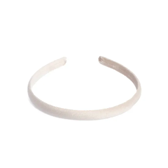 Hovedbilde VELVET HAIR BAND THIN SAND