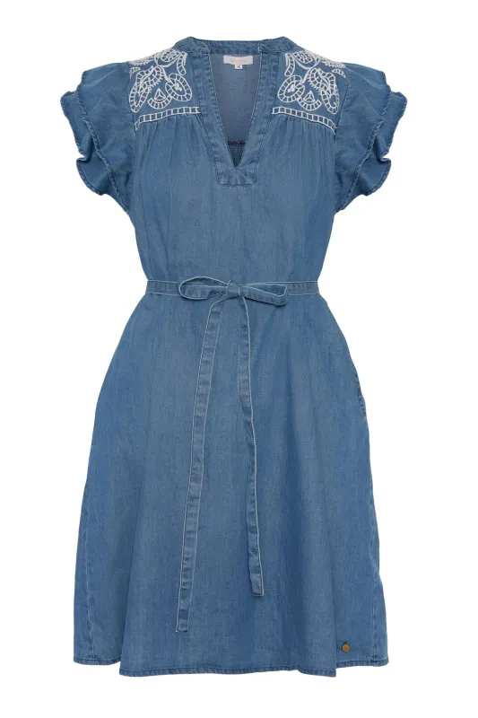 Rah Oslo - Denim Dress Embroidery - Denim