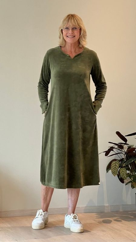 Makeløs Rondane Kjole - Army