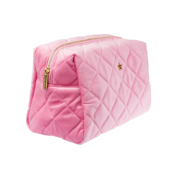 Hovedbilde VELVET SQUARE QUILTED MAKE-UP POUCH LARGE ...