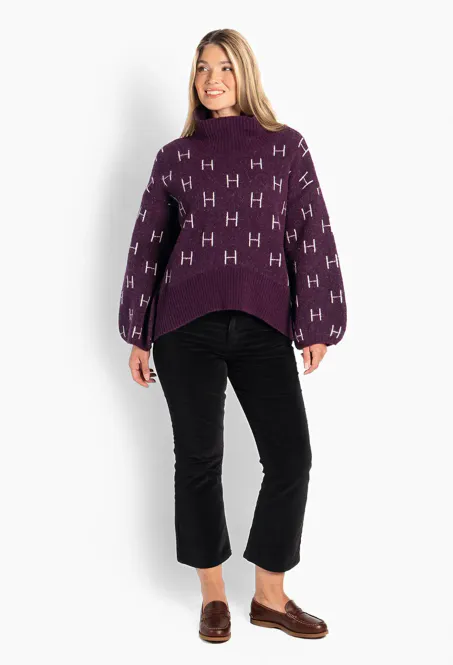 Hovedbilde HÉST - Fam Sweater Short - Potent Purple