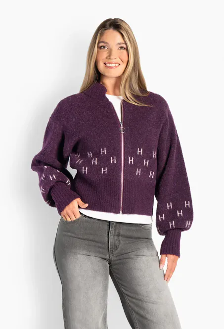 Hovedbilde HÉST - Märtha Short Jacket - Potent Purple