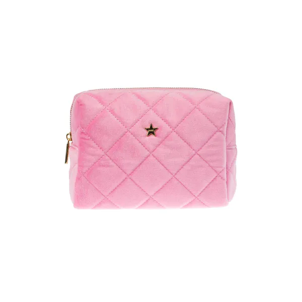 Hovedbilde VELVET SQUARE QUILTED MAKE-UP POUCH SMALL ...