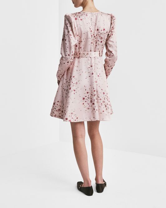 Hovedbilde BYTIMO - Tailored Satin Belt dress 409 Rose 