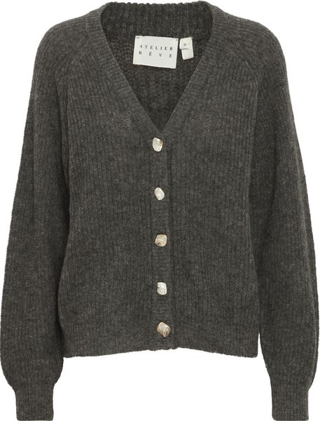 Hovedbilde ATELIER RÊVE - Irmelia Jakke - dark grey melange 