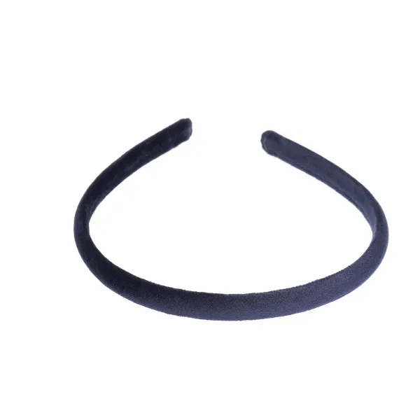 Hovedbilde VELVET HAIR BAND THIN NAVY BLUE