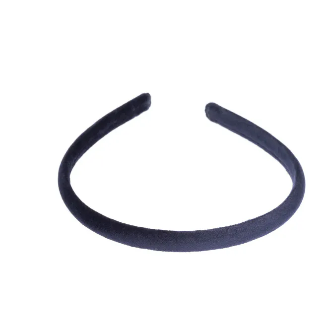 Hovedbilde VELVET HAIR BAND THIN NAVY BLUE