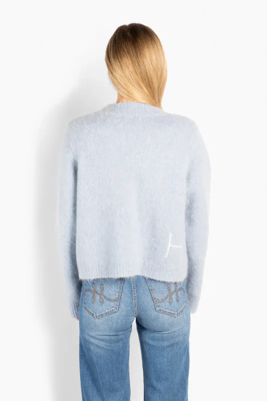 HÉST - Pernille Short Cardigan - Blå