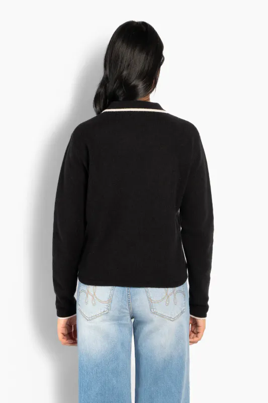 HÉST - Vivienne Cardigan - Black