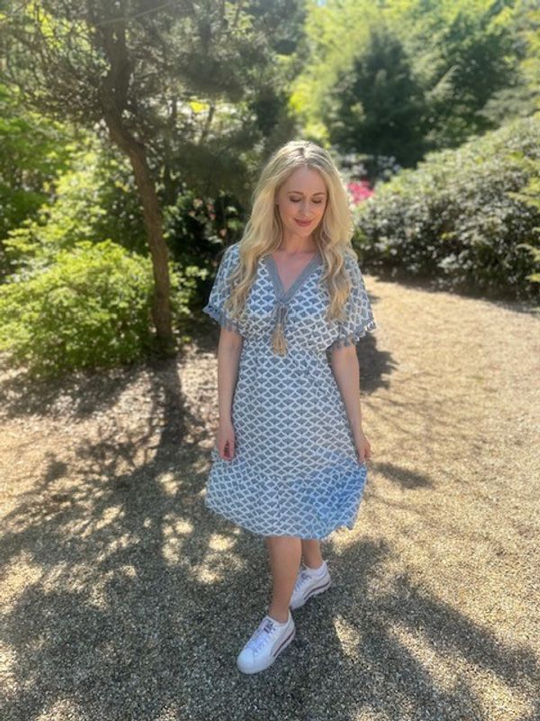 MAPP - MARBELA DRESS - JEANS BLUE 
