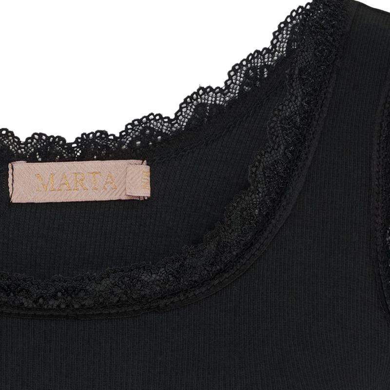 MARTA DU CHATEAU - ANGELINE TOP - SORT