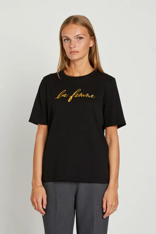 Rue de Femme - Natacha T-skjorte - Sort