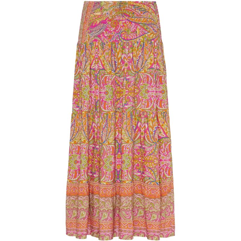 MARTA DU CHATEAU - Princess skjørt - Print Orchidea