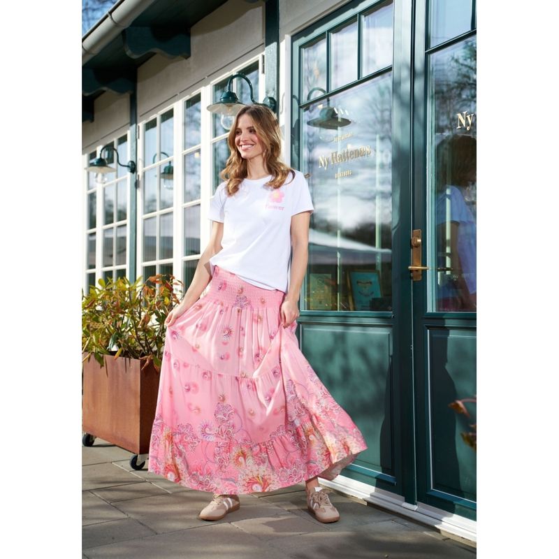 MdcAvella Tee - Hvit/Rosa