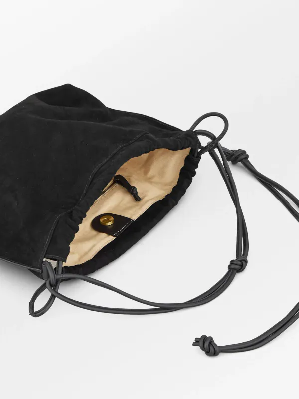 BECK SÖNDERGAARD - Suede Giana Bag - Black 