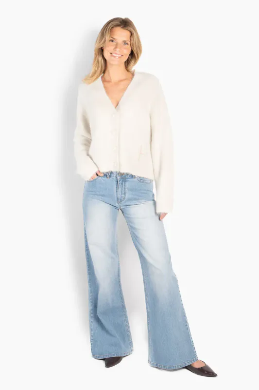 HÉST - Pernille Short Cardigan - Offwhite