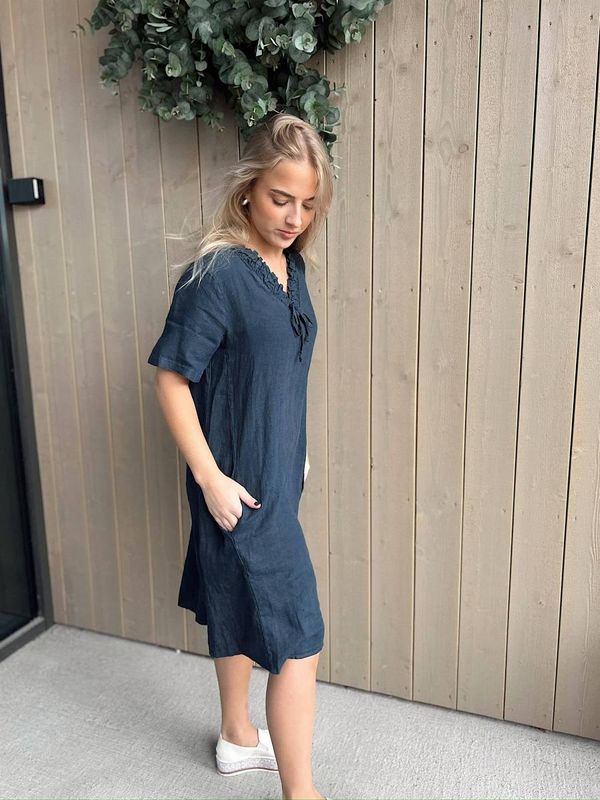 Rah Oslo - Clara Dress -  marineblå 
