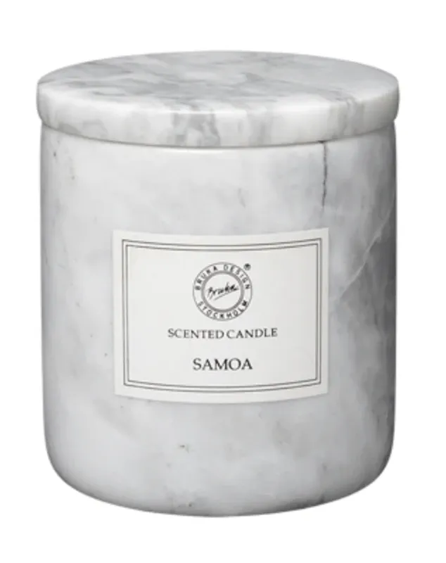 Bruka Design - Duftlys Grey Stone S, Samoa