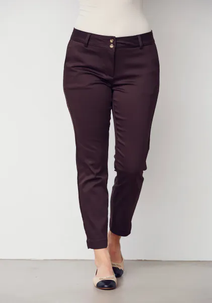 Hovedbilde ISAY - CHINO PANT - DARK BROWN