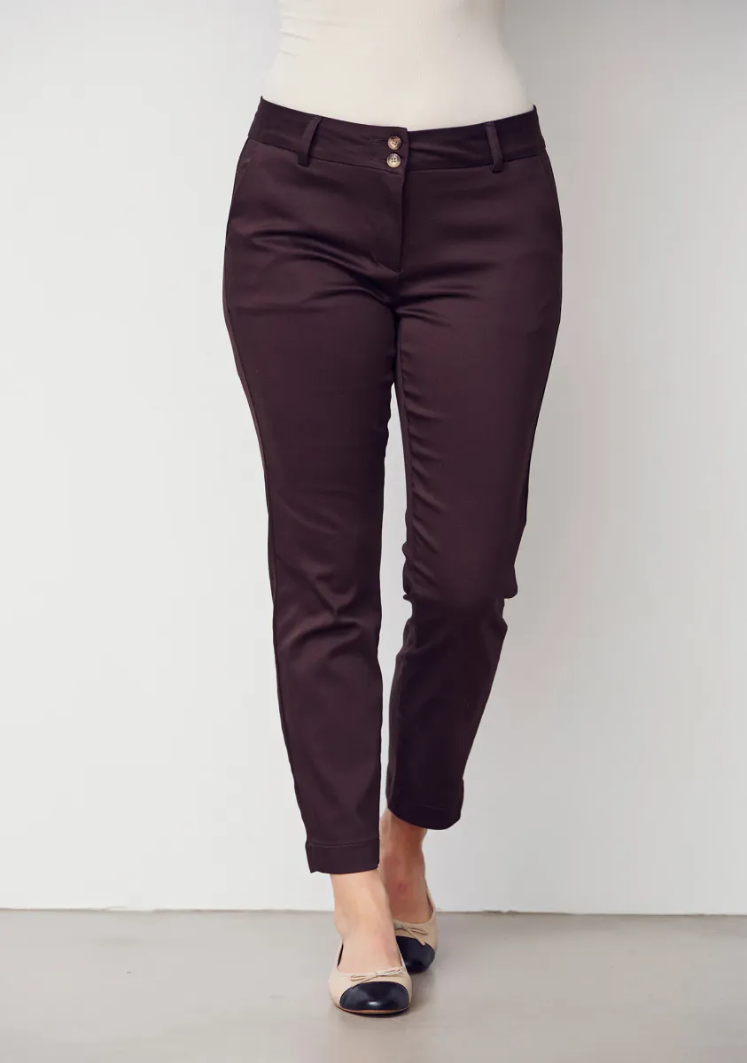 ISAY - CHINO PANT - DARK BROWN